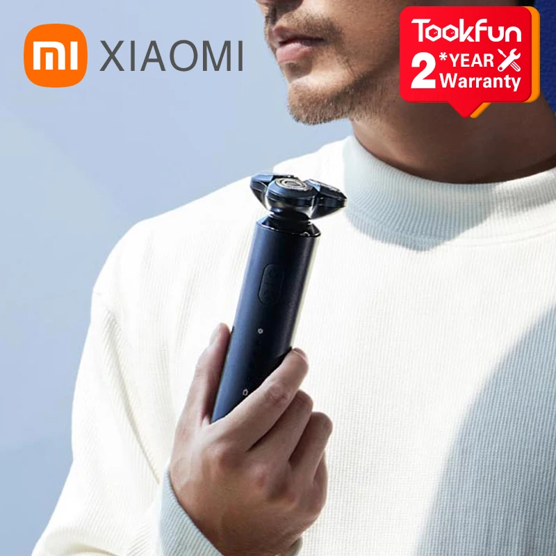 XIAOMI MIJIA портативная электробритва S700 умная Гибкая Бритва для бороды мужской