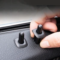 4pcs abs plastic interior rear rh lh door lock pin knob for bmw 5 series f10 f18 520 525 guide trim cover