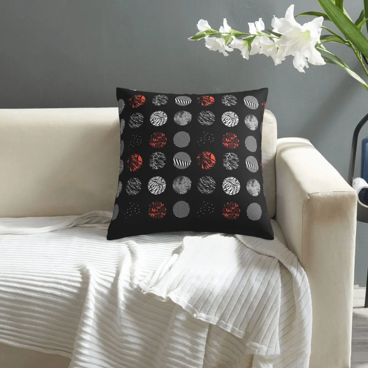 

Twenty One Pilots pattern print Cushion Cover Decorative Pillowcase Chair Seat Square Car Pillow Cover Home Living Textile