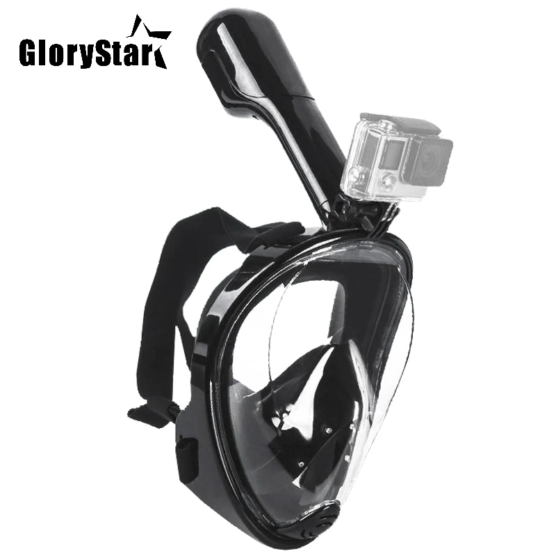 Маска GloryStar для плавания и дайвинга полностью закрывающая лицо