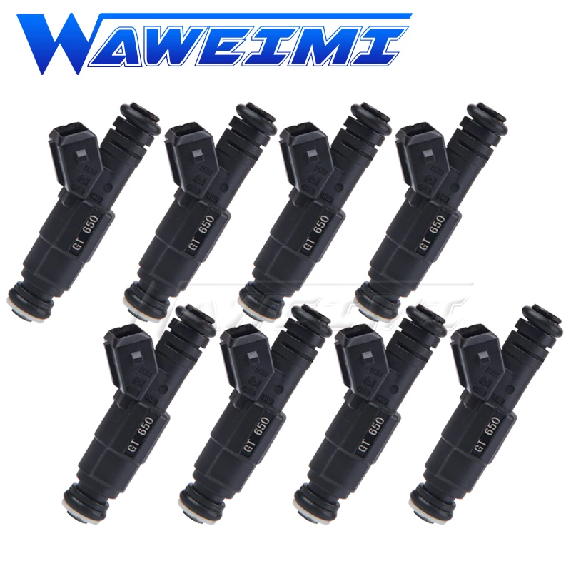 

WAWEIMI 8x Fuel Injector GT650 650cc For Jeep Cherokee Grand Cherokee Wrangler V6 Brand New