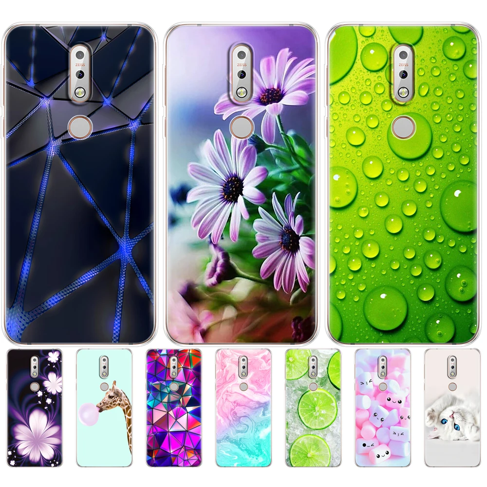 

Soft TPU case for mobile phone case with removable Nokia 7.1 case 5.84 inch Nokia 7 2018 case silicon cover
