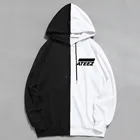 Худи Kpop ATEEZ для мужчин и женщин, брендовая дизайнерская толстовка с капюшоном, уличная одежда в стиле пэчворк, одежда в стиле хип-хоп, унисекс, весна-осень
