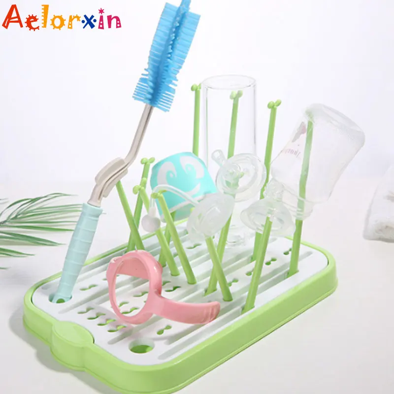 

Baby Bottle Drying Rack Fruit Tableware Rack Cleaning Drying Rack Storage Nipple Shelf Baby Pacifier Feeding Cup Holder