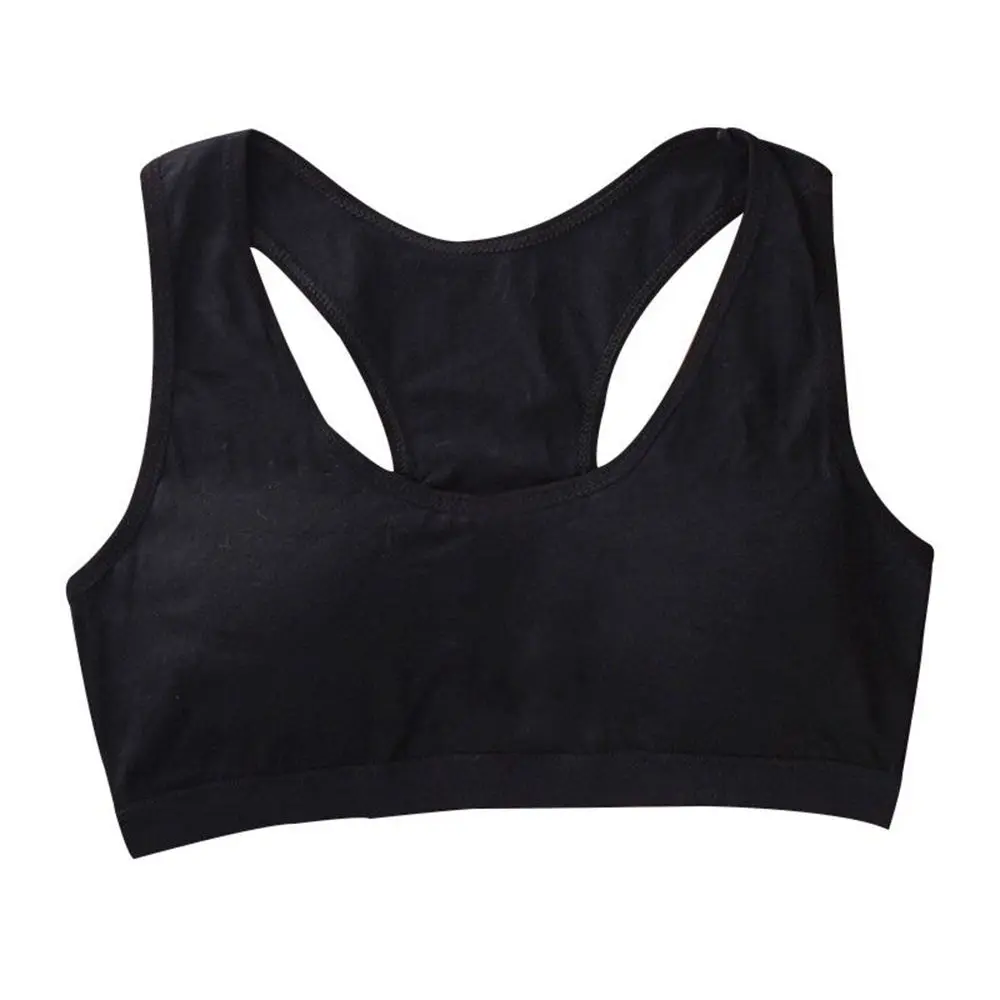 Горячая Распродажа 1 шт. для девочек (8 18 лет) спортивный бюстгальтер укороченный