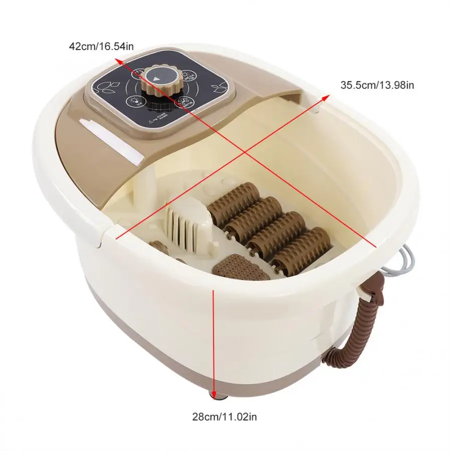 Портативная ванночка для душа малышей массажер спа ванны ног пузырьковый