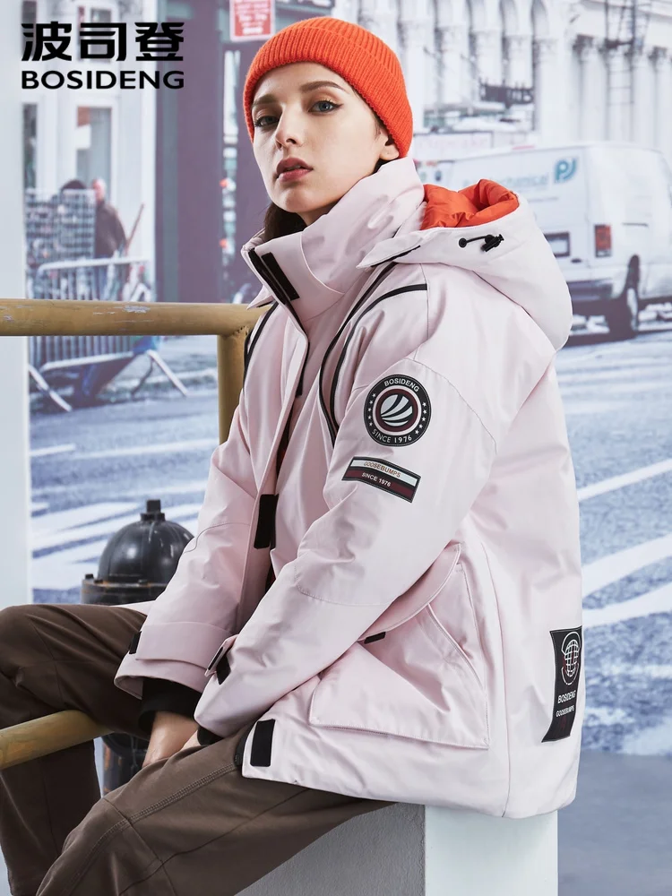 Дизайнерская серия Женская куртка из гусиного пуха с поясом на спине