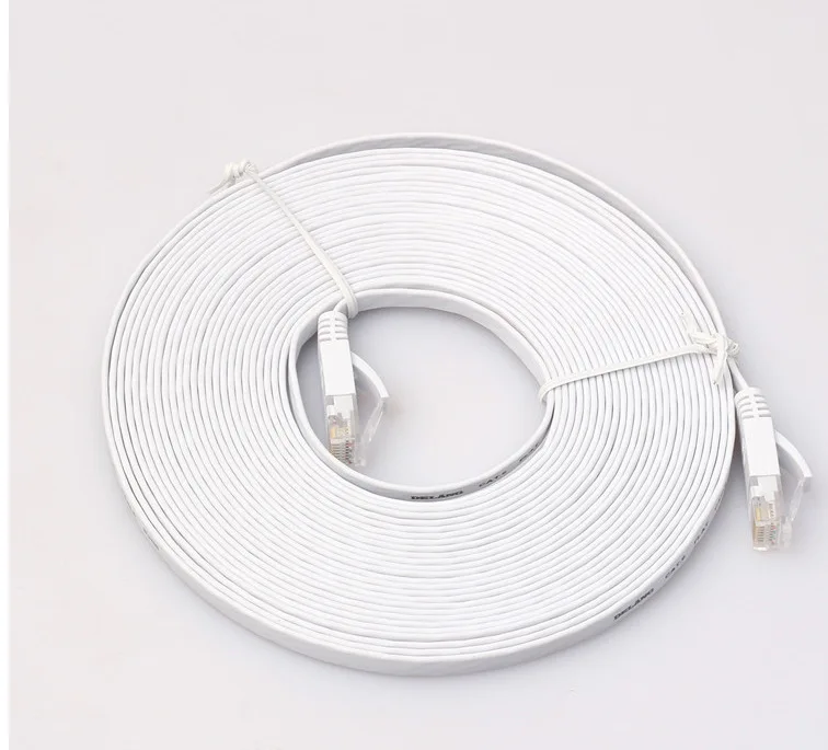 2019 Ethernet CAT6 Интернет плоский сетевой кабель Шнур патч провод RJ45 для ПК