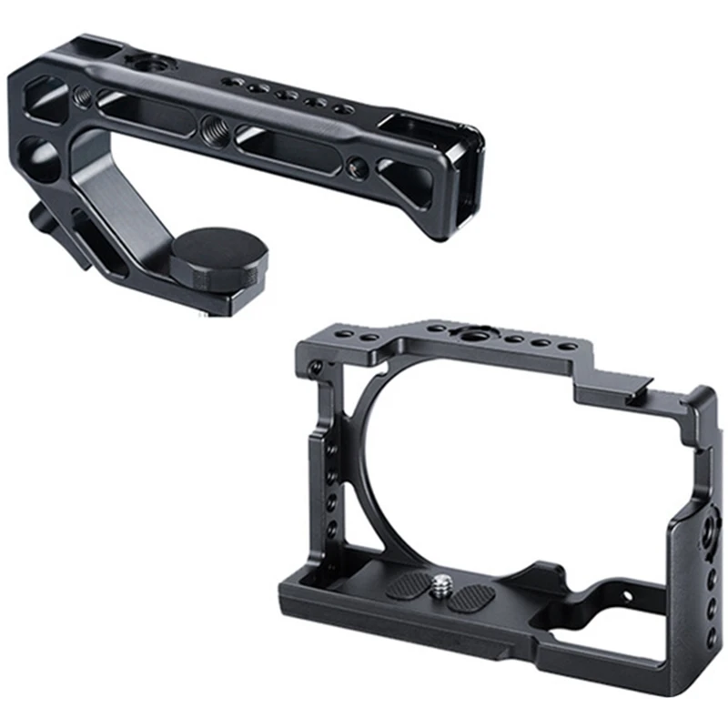 RISE Uurig R008 Dslr Верхняя ручка рукоятка с Arca Quick Release 4 крепления для холодного башмака