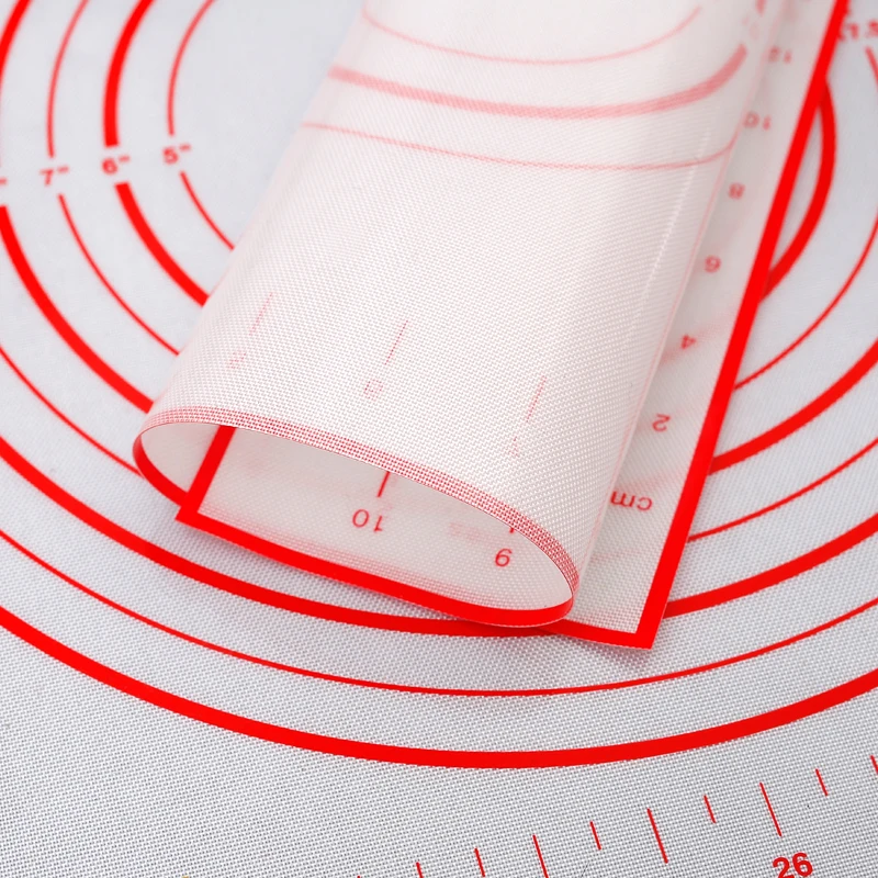 

40cm x 60cm Kitchen Cooking Tools Collapsible Non-stick Silicone Baking Mat Kneading Dough Pad Baking Tray Inner Liner