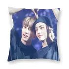 Taekook, чехол для подушки, чехол для дивана, сатиновые подушки для телефона, чехол для подушки 40x40 см