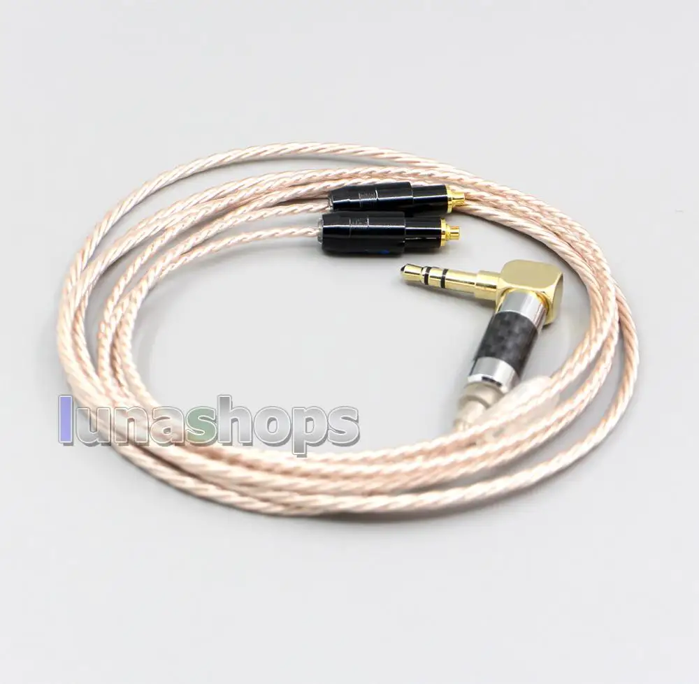 

LN006896 Hi-Res Brown XLR 3.5mm 2.5mm 4.4mm Earphone Cable For Shure SRH1540 SRH1840 SRH1440