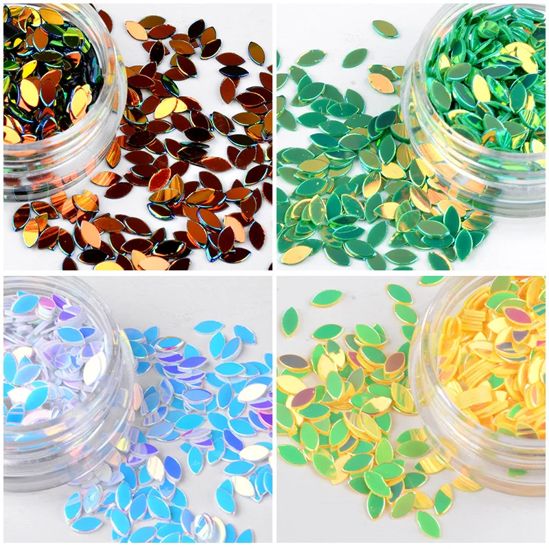

Colorful drop-shaped colorful nail sequins Mini Horse Eye Sequins for Nail Art Paillette Sewing Embellishment DIY Accessories