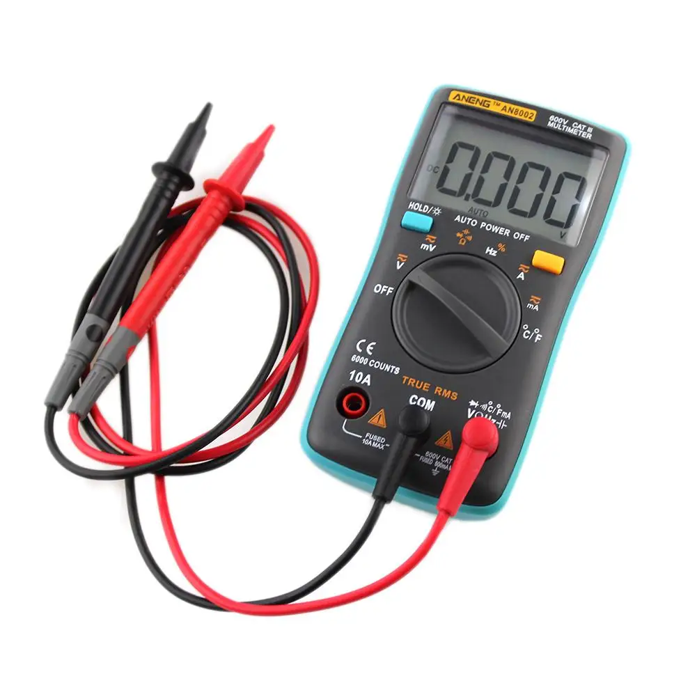 Мультиметр Цифровой с ЖК дисплеем 6000 отсчетов подсветкой|Мультиметры| |