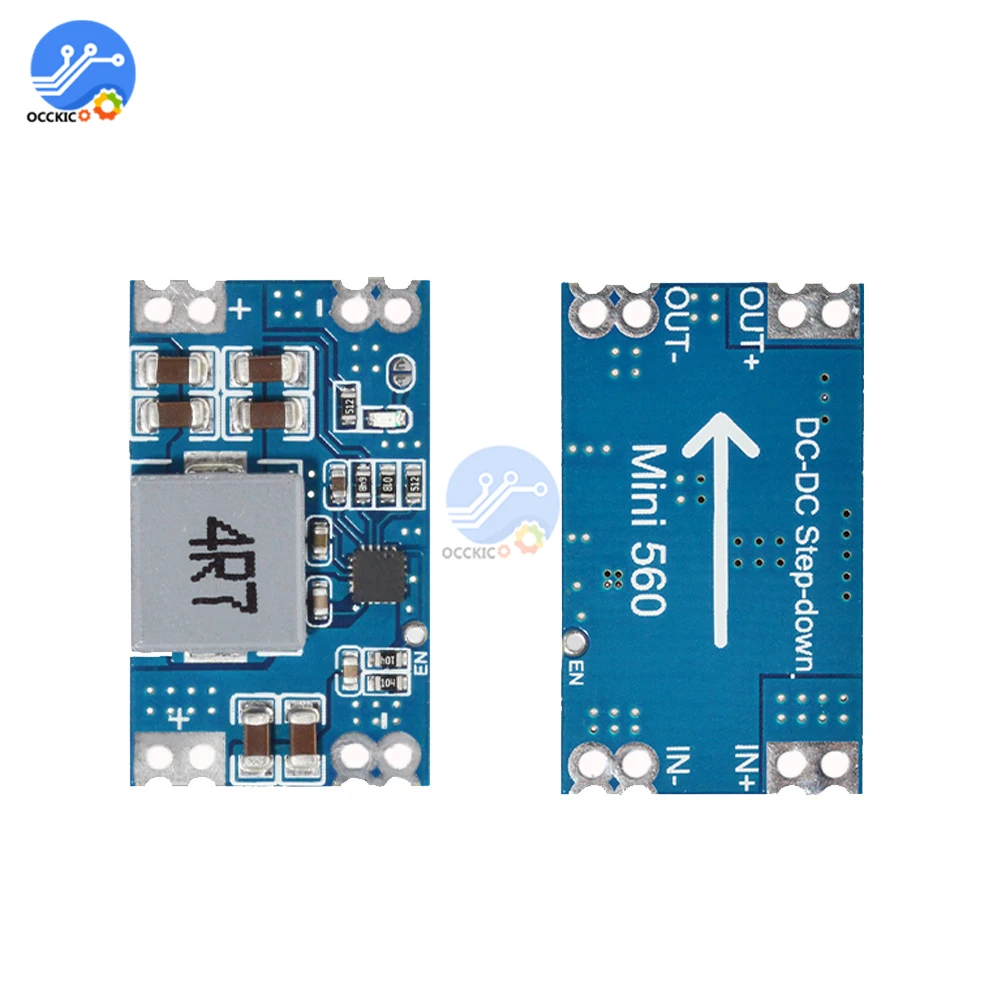 5A DC-DC mini560 понижающий стабилизированный модуль источника питания с регулируемым