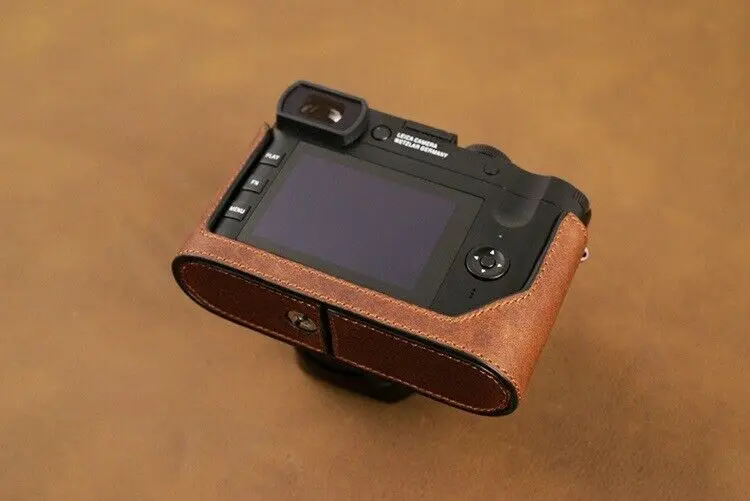 AYdgcam ручной работы чехол из натуральной кожи для камеры Половина корпуса Leica Q Typ 116