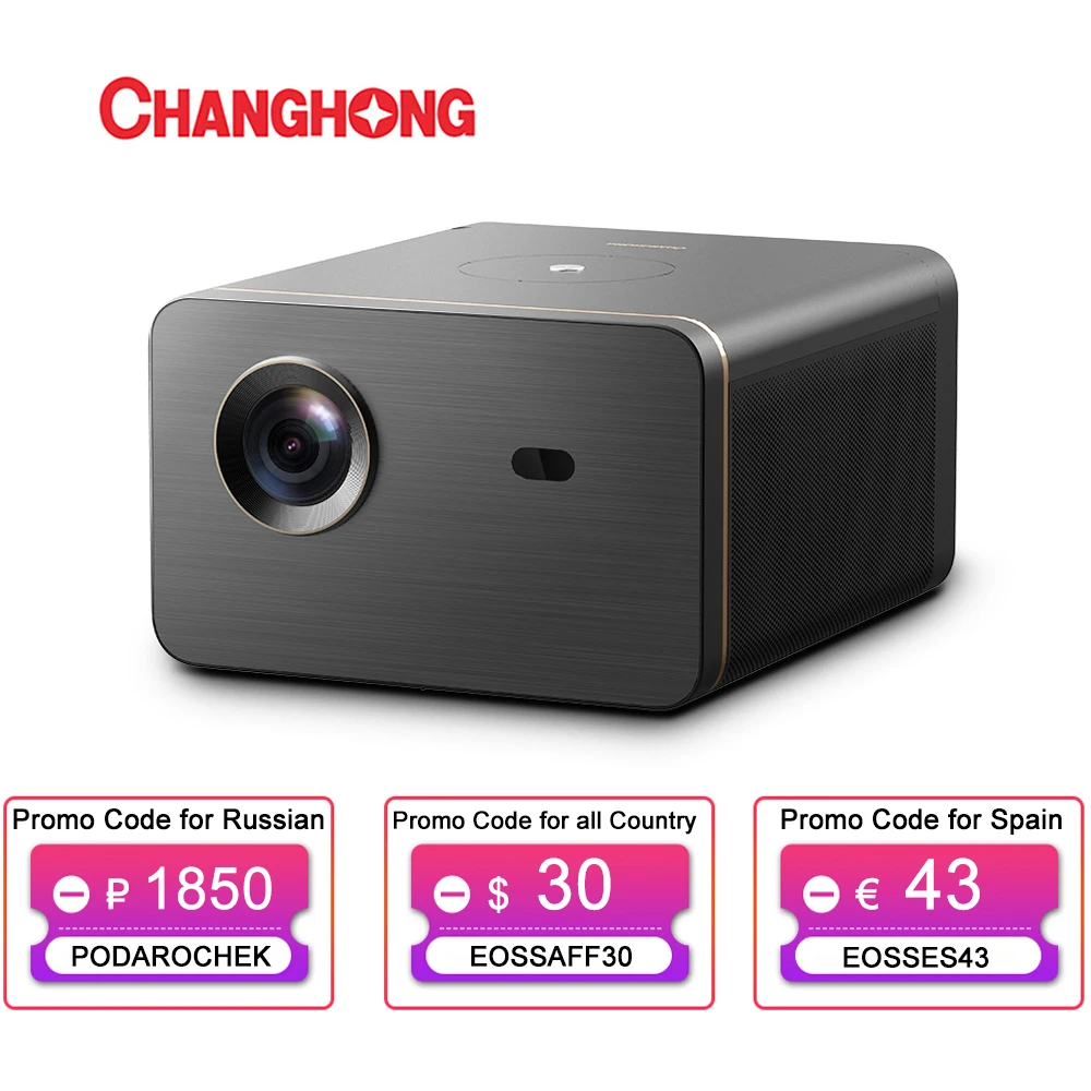 Changhong M4000 1080P проектор 4K Поддержка домашнего кинотеатра 2000ANSI Lumen TV Android 9,0 Wifi Смарт 3D проектор кинотеатр проектор
