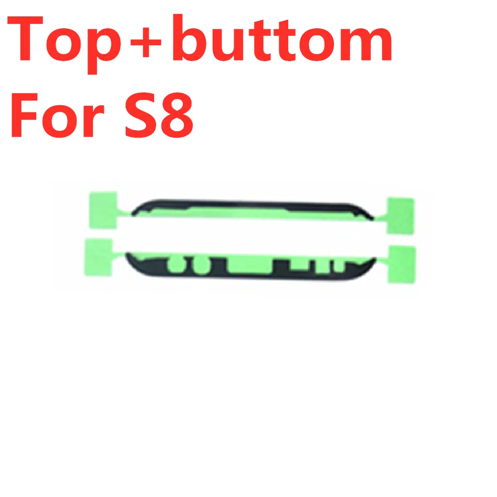 100 наборов предварительно вырезанная рамка Клейкая Лента для Samsung Galaxy S7 EDGE S8 S9 PLUS