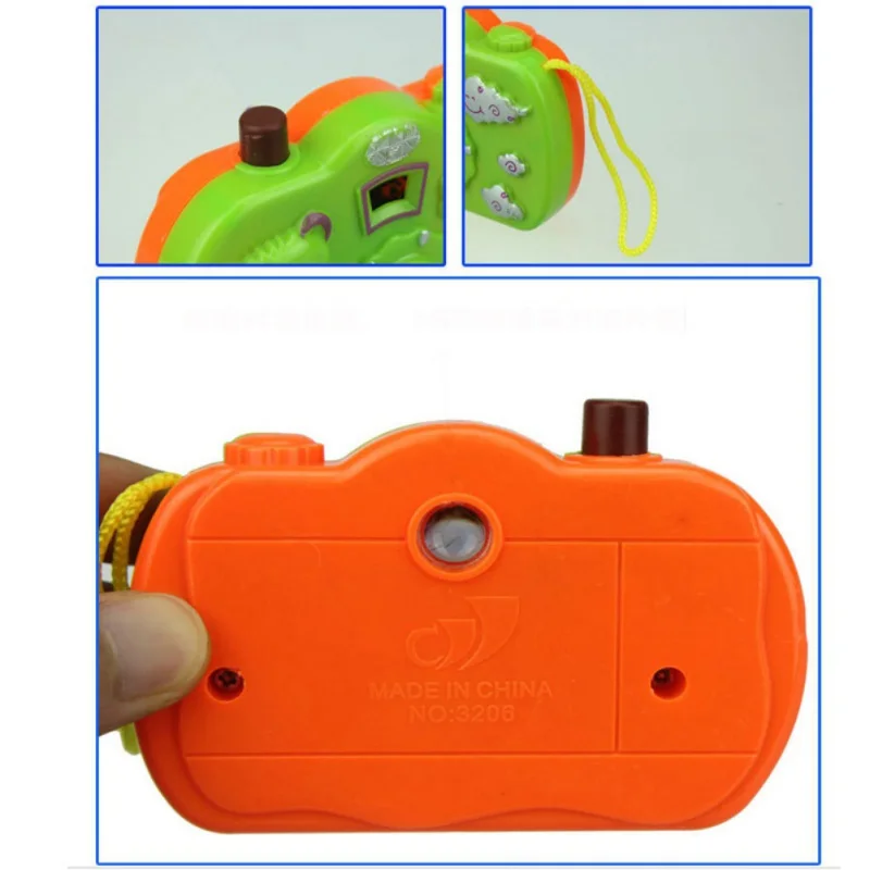 

Baby Play Projections Camera Toy Animal Model Light Projection Education Learning Toys for Children Random Color 1pc