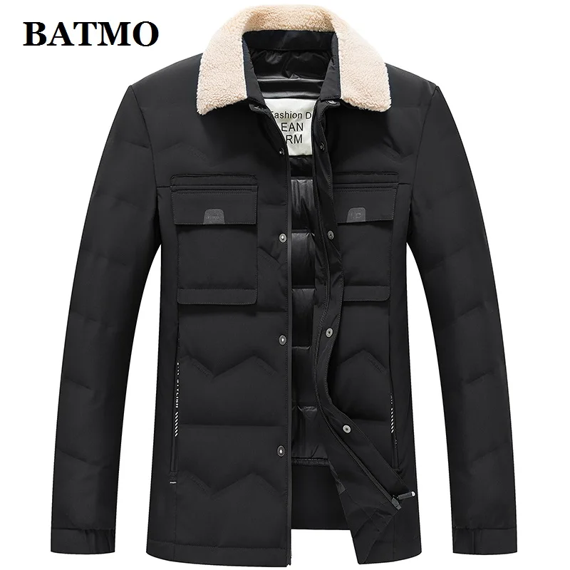 

BATMO 2020 new arrival winter 80% white duck down jackets men,warm thicked parkas coat,plus-size M-4XL 2006