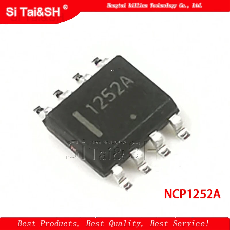 5 шт. NCP1252ADR2G NCP1252A 1252A SOP8 | Электронные компоненты и принадлежности
