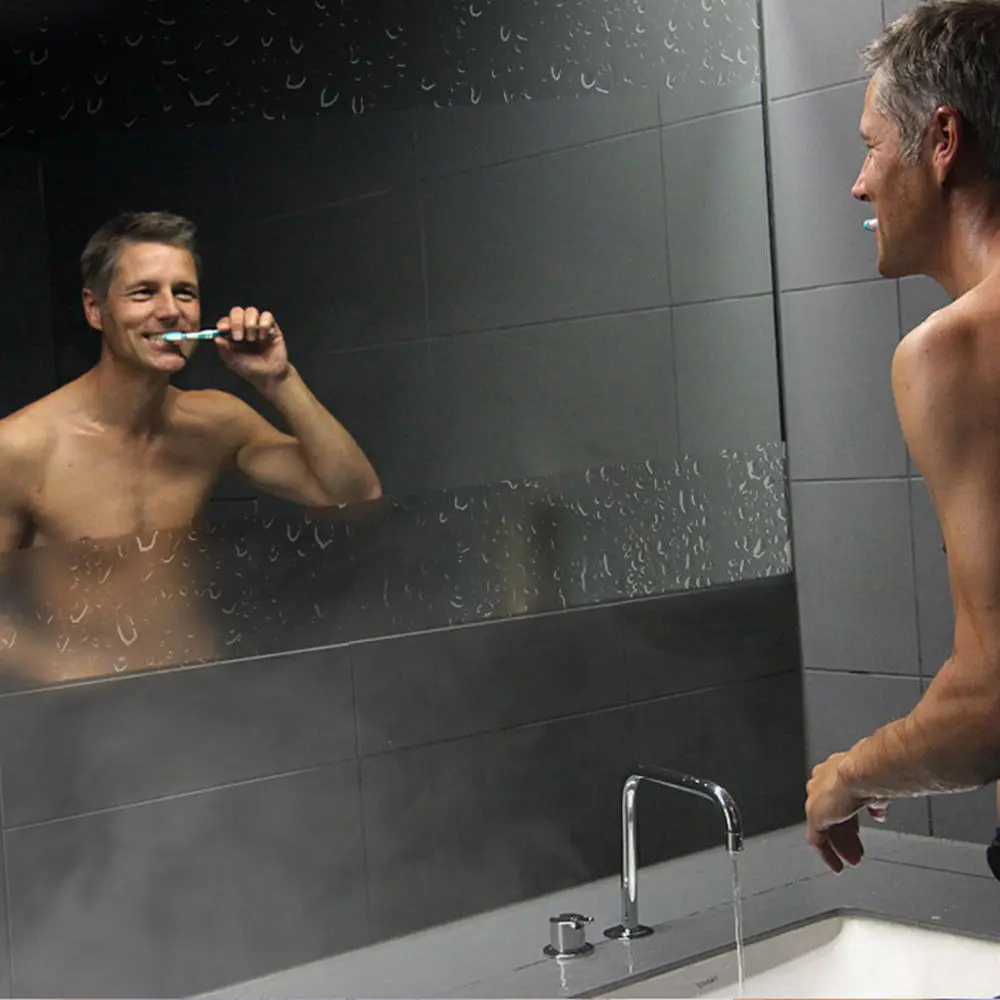 

SUNICE Anti-fog Film 3layers Vinyl Car Rearview Mirror Protective Film Anti Fogging for Bathroom SelfAdhesive Sticker 30cmx300cm