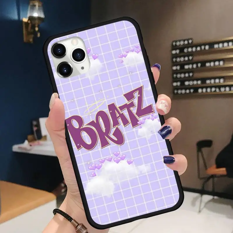 

Fashion Brand Doll Bratz pink sexy Phone Case for iPhone 11 12 pro XS MAX 8 7 6 6S Plus X 5S SE 2020 XR Soft silicone