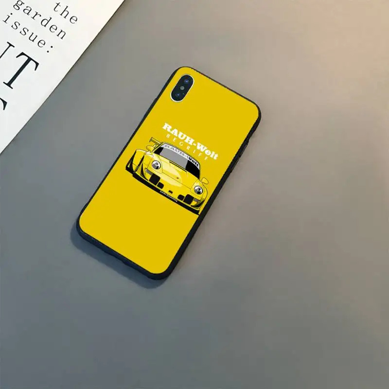 Чехол для iPhone 11 8 7 6 6S plus X XS MAX 5 5S XR 12 Pro max se 911 спортивный автомобиль Япония jdm drift RWB