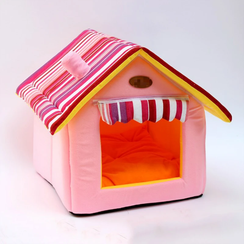 Домик для домашних животных собаки кошка кровать диван украшение складной