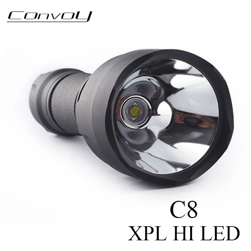 Светильник фонарик Convoy C8 с XPL HI светодиодный 7135*8 фонарь для кемпинга работы