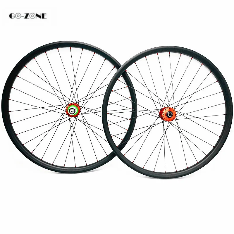 

29er mtb disc carbon wheels asymmetric tubeless 30x22mm rodas mtb 29 hope 4 boost 110x15 148x12 /thru axle wheelset pillar 1420