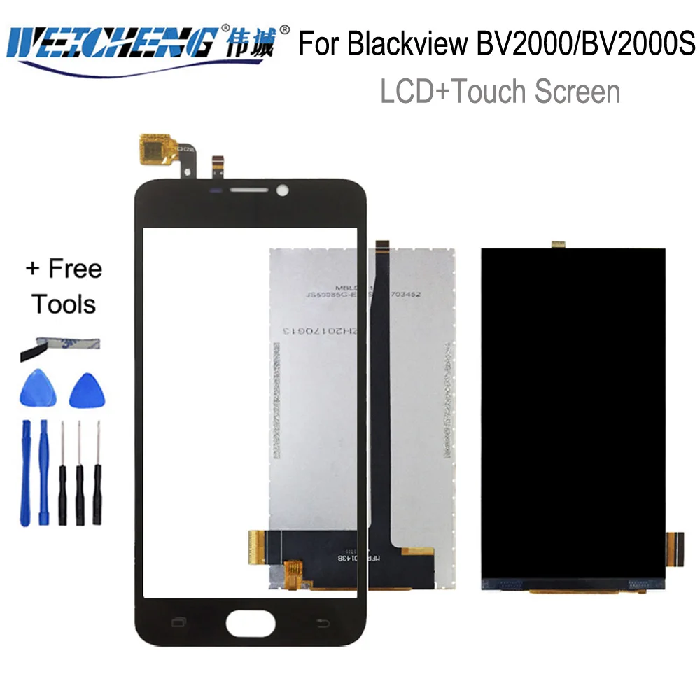 Для Blackview BV2000 ЖК дисплей и фотоэлементы запасные части для BV2000S S + Бесплатные