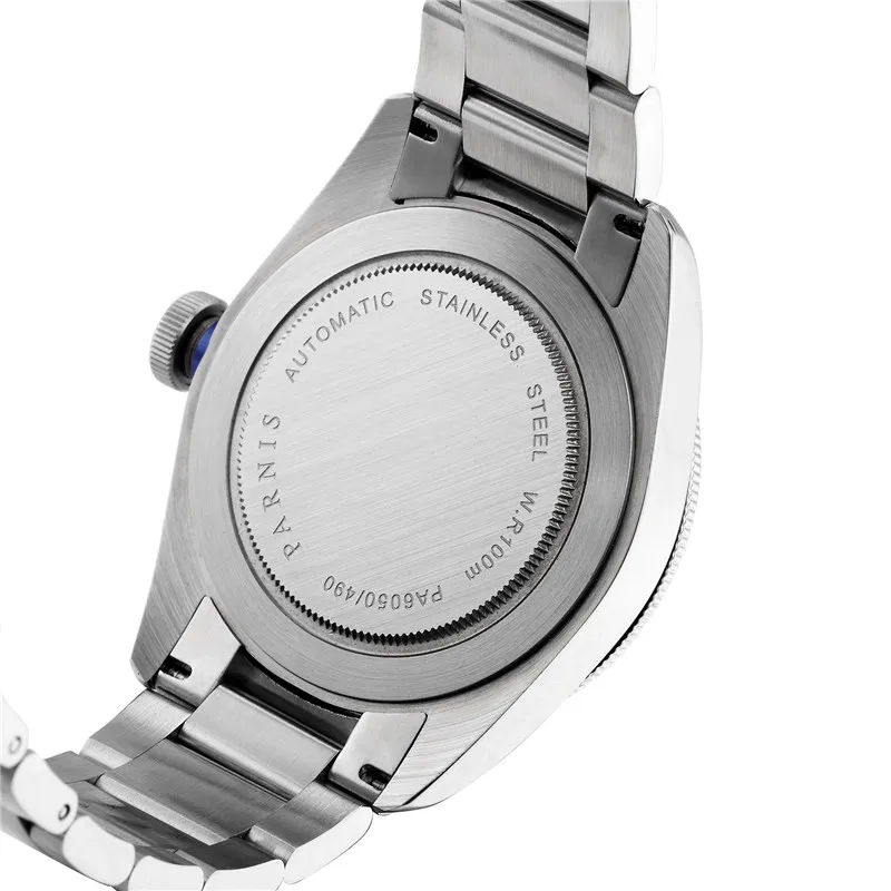 Часы наручные Parnis Мужские механические модные автоматические Брендовые с 21