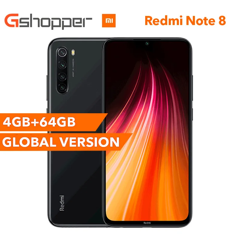 Глобальная версия Xiaomi Redmi Note 8 4 Гб ОЗУ 64 ПЗУ 6 3 дюйма Snapdragon 665 48MP 4000 мАч 18
