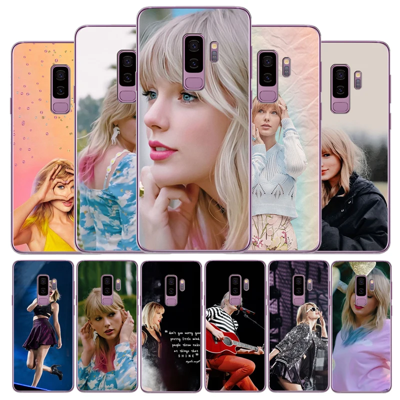 Чехол для телефона Taylor singer Samsung S6 S7 S8 S9 S10 EDGE Plus Lite A10 A30 A40 A50 note8 note9 note10 мягкий