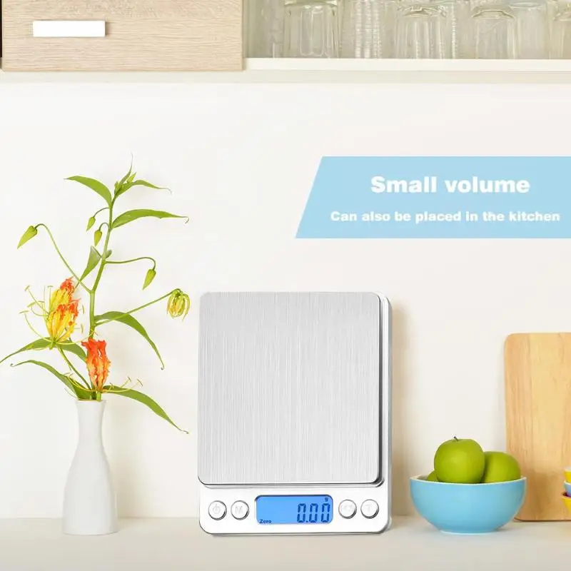 Практичные точные цифровые весы электрические из нержавеющей стали ювелирные