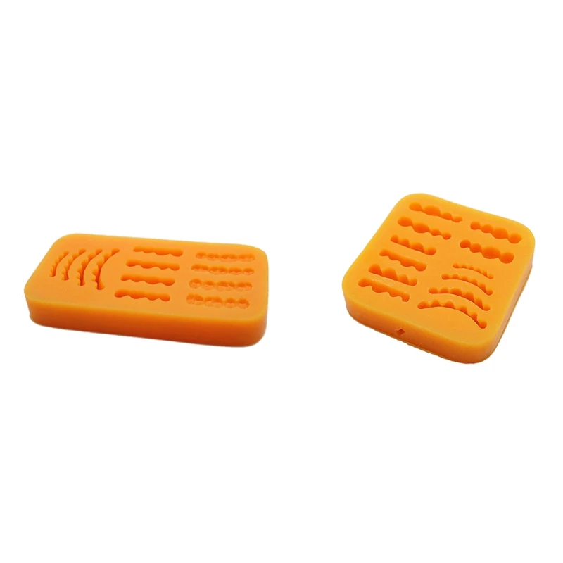 

1 Pcs Wax Figure Film Model Base Laboratory Denture Laboratory Wax Tooth Silicone Model Inverted Mold