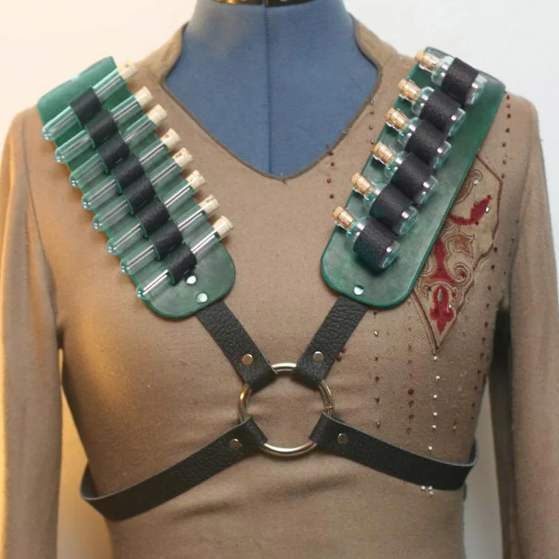 Нагрудная повязка на плечо в стиле стимпанк костюм ведьмы волшебника броня