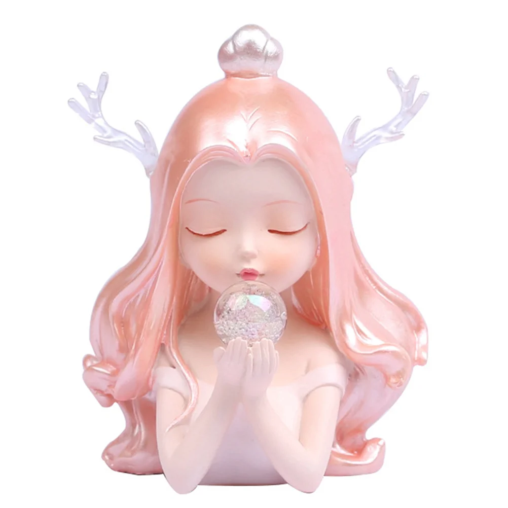 

Exquisite Ocean Girl Desktop Ornament Desktop Decoration Resin Craft for Girls