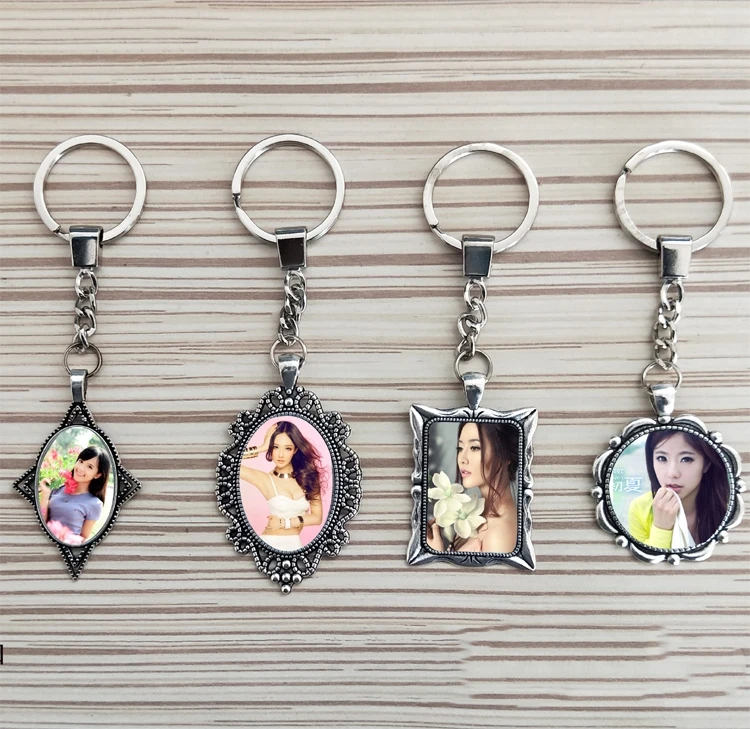 Металлический брелок для сублимационной печати пустой переноса тепла чистые