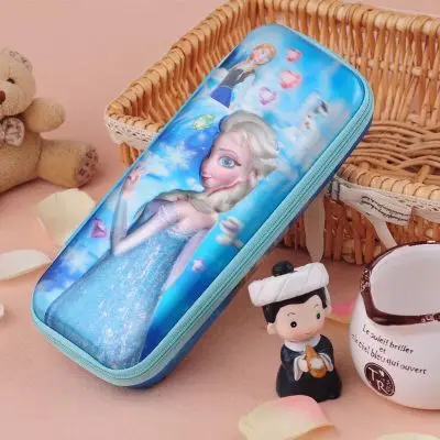 5D Kawaii Elsa карандаш «Принцесса» чехол для детей коробка для карандашей большой емкости канцелярские принадлежности Школьные принадлежности подарок - Цвет: 5D
