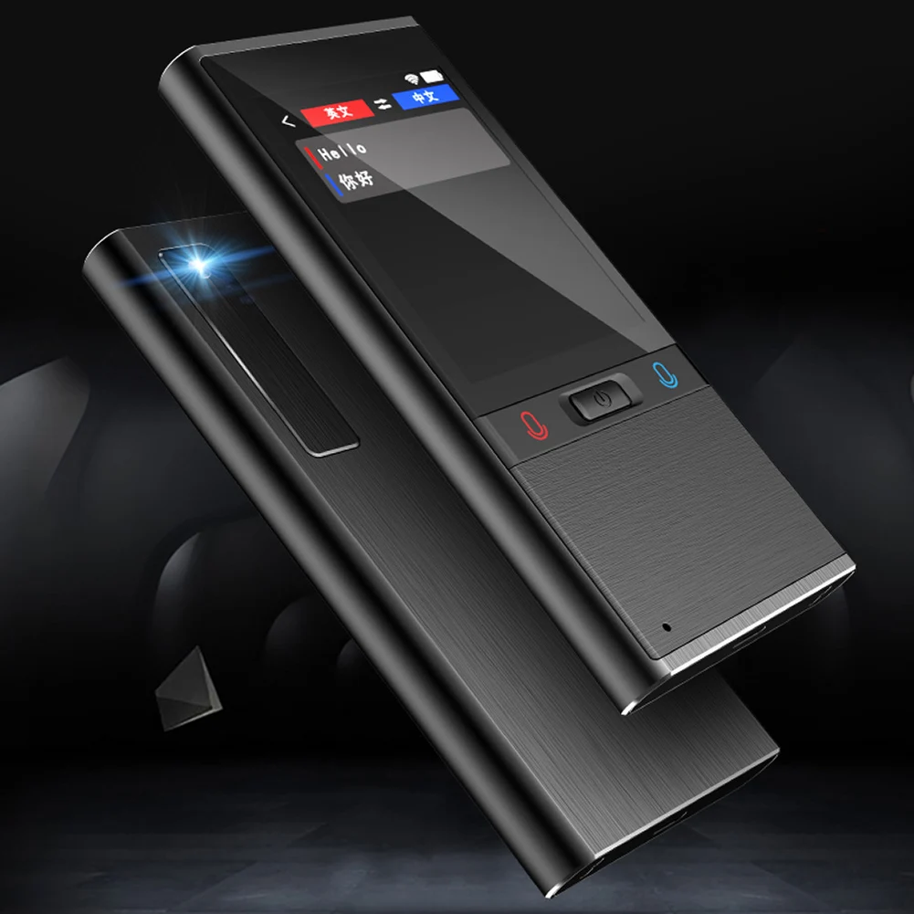 Переносной переводчик Smart Voice Wi Fi на 70 языках с 3 кнопками для фото сенсорный экран