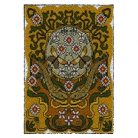 latch hook kits flower diy carpet rug plush wall tapestry kits crochet floor mat thick yarn cushion arts crafts 8761cm