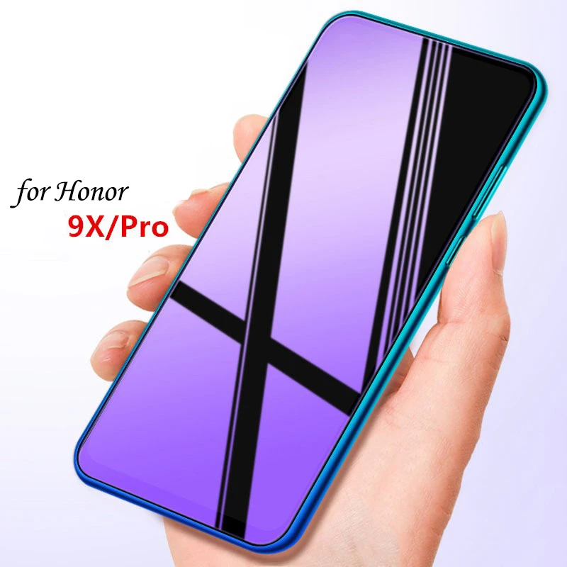 

Full Cover Anti Blue Tempered Glass for Honor 10X Lite X20SE X10 Max Screen Protector for Honor 9A 9C 9X Pro Premium X20 SE Film