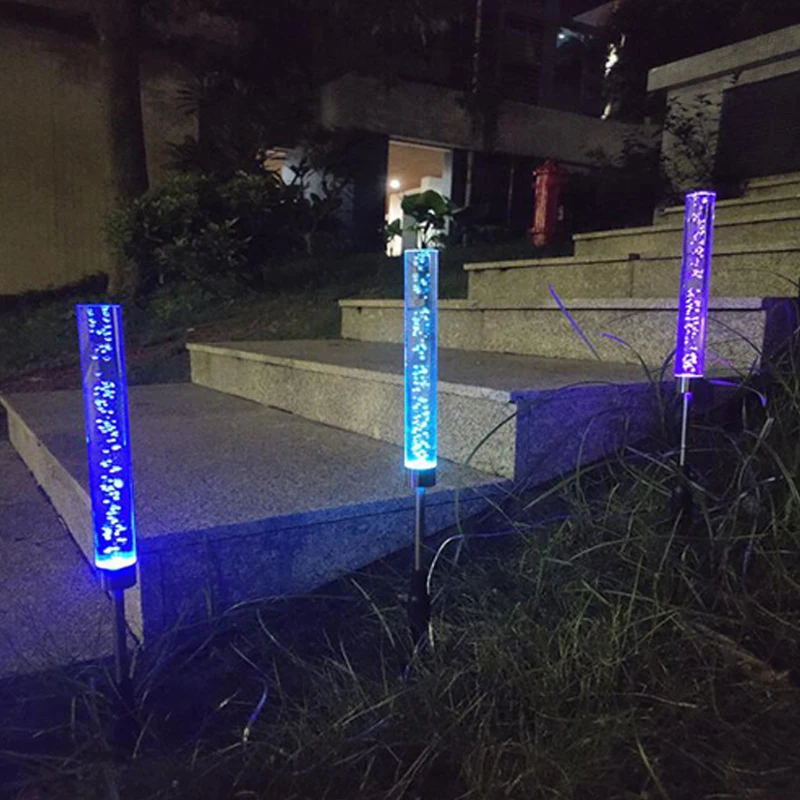 Светодиодный ламповый светильник s на солнечной энергии акриловый пузырьковый