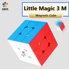 Магнитный куб-головоломка YuXin Little Magic 3 M 3x3 скоростной Профессиональный волшебный куб без наклеек обучающие игрушки для детей