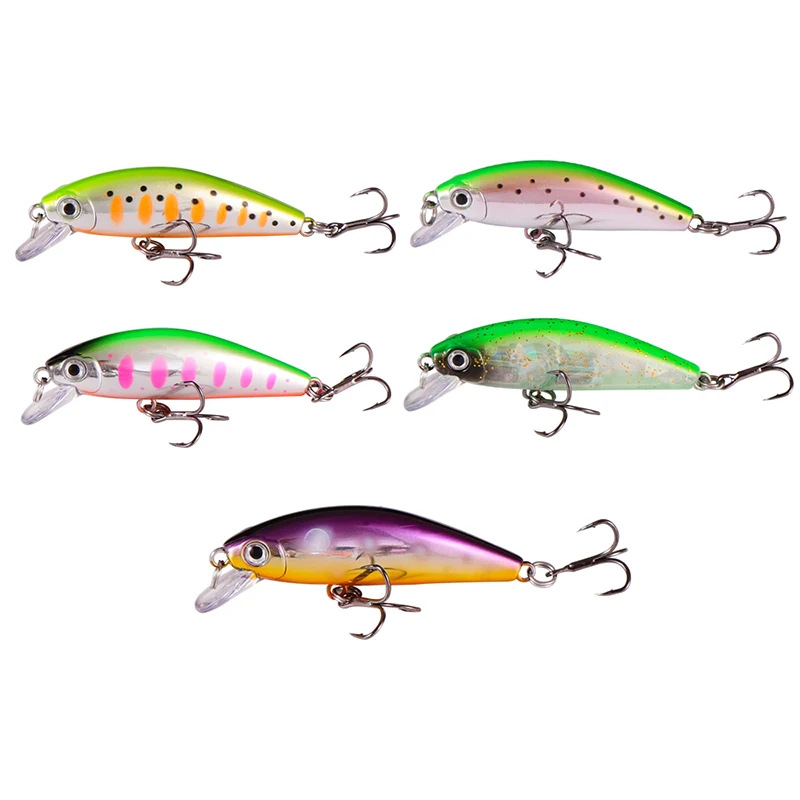

Cat Claw Fishing Lure Series Premium Artist Minnow Freshwater Fishing Hard Bait 5.8G 55MM Professional 3D Eyes Sharp Hook 307M