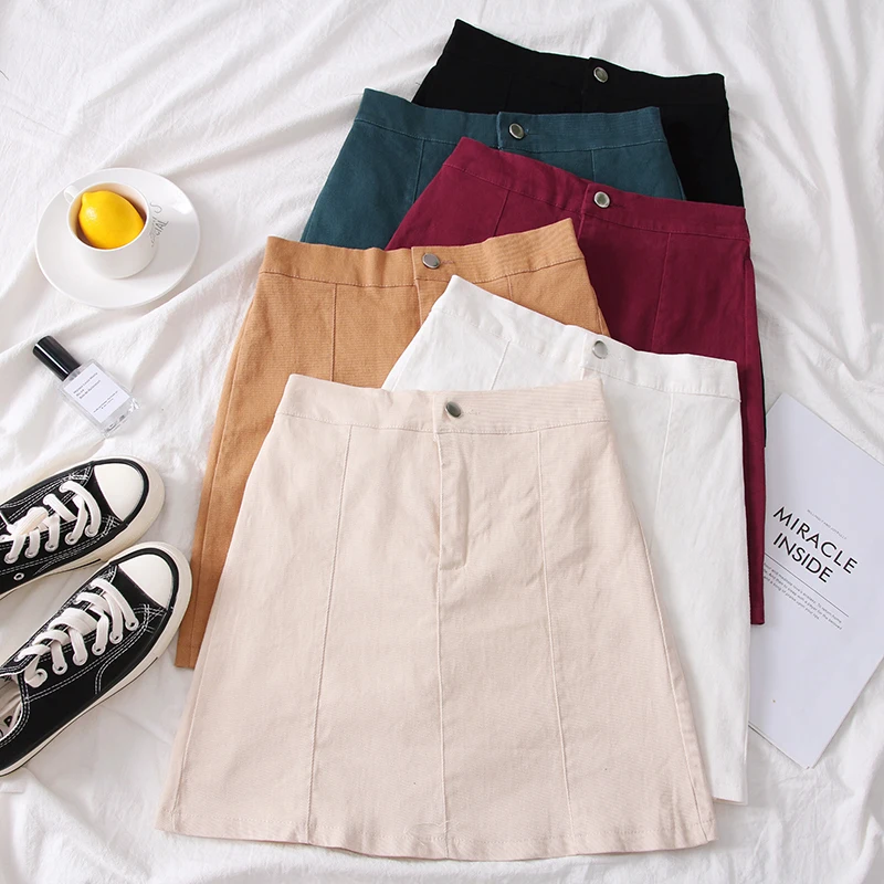 Юбка карандаш женская с завышенной талией модная повседневная шикарная джинсовая мини юбка трапеция черно