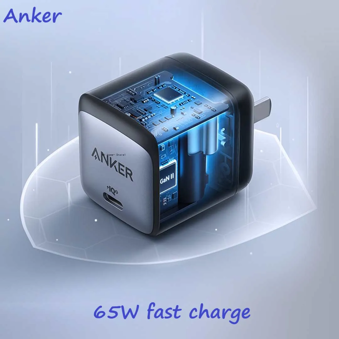 

Зарядное устройство USB C, зарядное устройство Anker Nano II 65 Вт, быстрая зарядка GaN 45 Вт/30 Вт для iPhone 12/12 mini/12 Pro/12 Pro Max/11, Pixel 4/3, iPad Pro