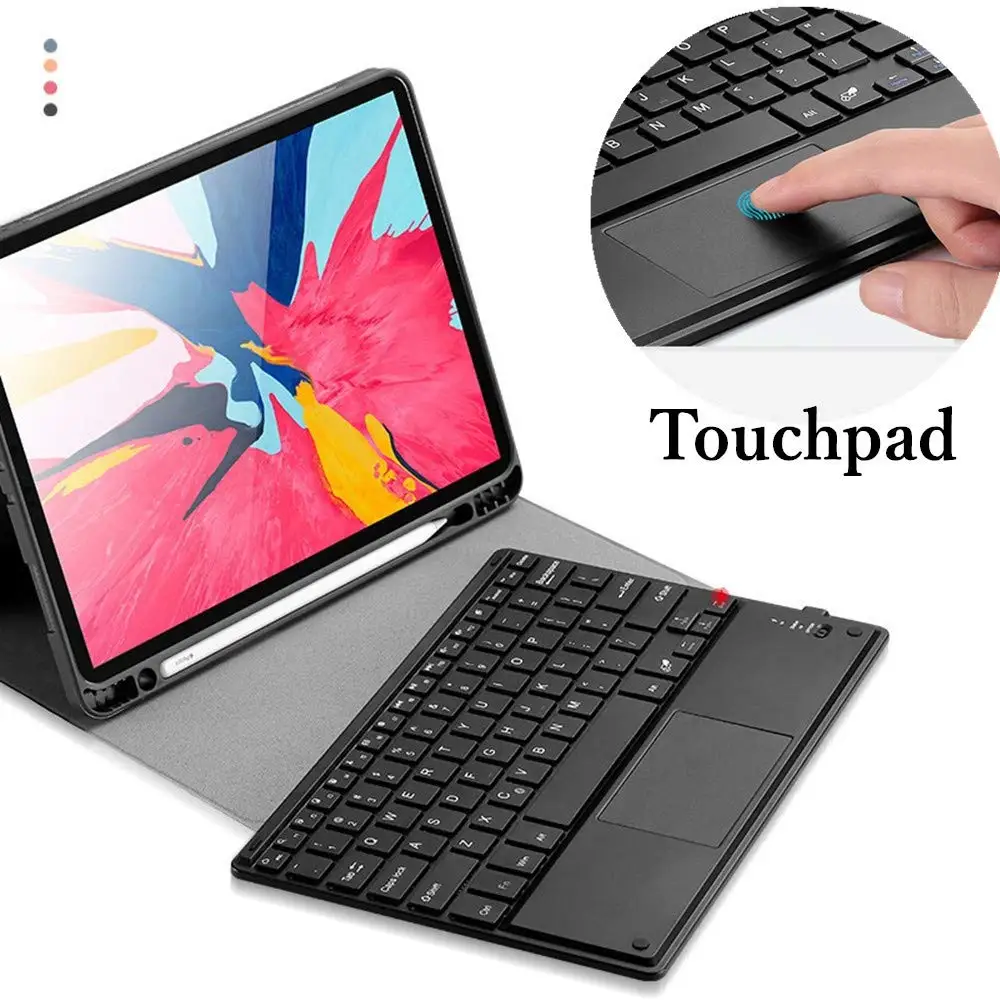 Чехол с сенсорной панелью и клавиатурой для iPad 6th 9,7, чехол с карандашом для iPad 5th Air 2 Pro 9,7 чехол с сенсорной панелью